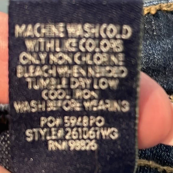 US POLO ASSOC. BUTTON FLY HIGH RISE JEGGING JEANS SIZE 9/10 - Picture 12 of 12